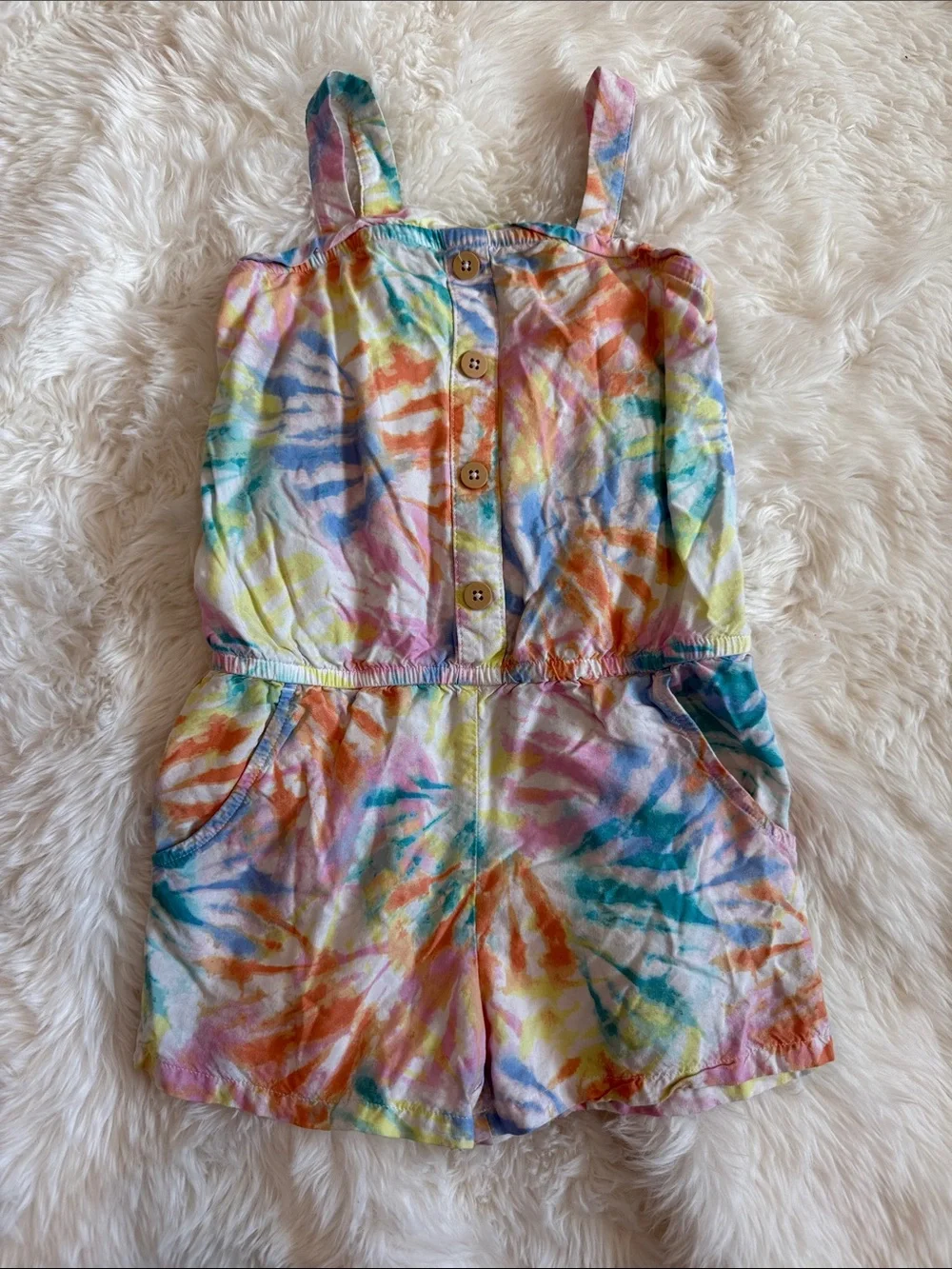 Girls Size 4 Summer Bundle | Cat & Jack NWT, Stitch, Shorts & Romper